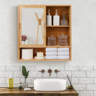 Bay Isle Home™ Conteh Solid Wood Wall Bathroom Cabinet & Reviews | Wayfair